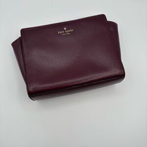 GIVEAWAY Kate Spade Deep Red Leather Shoulder Bag